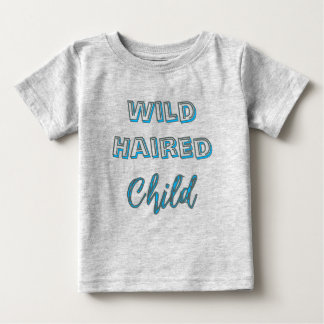 Bebé Camiseta infantil retro de pelo salvaje