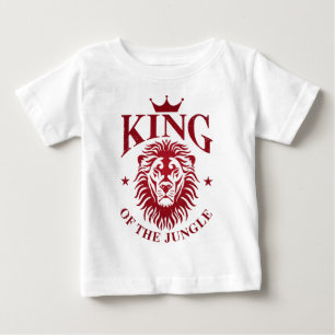 Bebé Camiseta infantil Rey de la selva