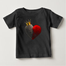 Camiseta infantil Royal Heart | Gráfico de corazón