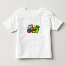 Bebé Camiseta infantil Y2K de verduras lindas
