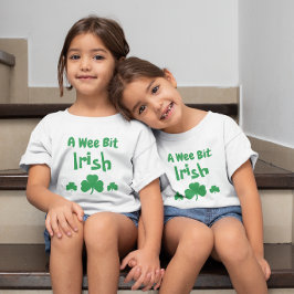 Bebé Camiseta irlandesa para niños de Wee Bit