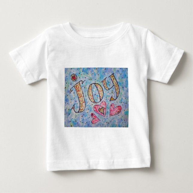 Bebé Camiseta Joy Art (imagen de doble cara) (Anverso)