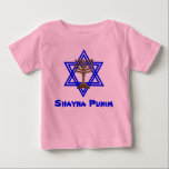 Bebé Camiseta judía de los niños de Shayna Punim<br><div class="desc">Camiseta unisex judía de OY VEY</div>