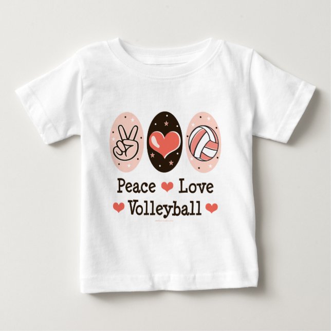 Bebé Camiseta larga infantil de la manga del voleibol (Anverso)