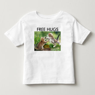 Bebé Camiseta libre de los abrazos del niño
