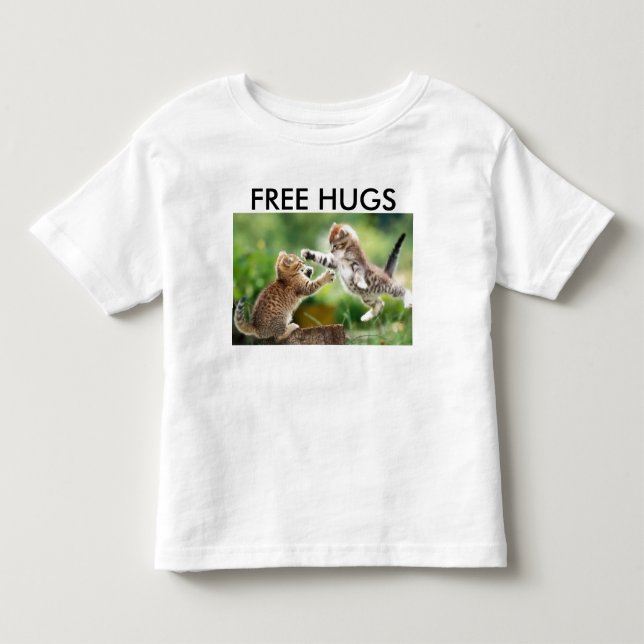 Bebé Camiseta libre de los abrazos del niño (Anverso)