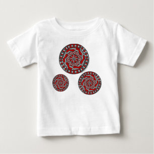 Bebé Camiseta ligera roja para niños y bebés de maquina