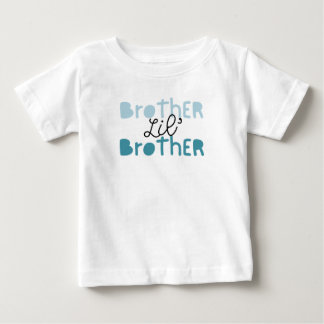 Bebé Camiseta Lil' Brother Tee. Compañero de Big Brothe