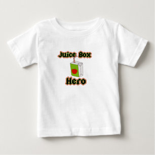 Bebé Camiseta linda del niño del héroe de la caja del
