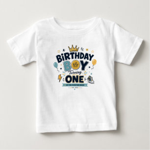 Bebé Camiseta linda para el 1er cumpleaños de niños – C