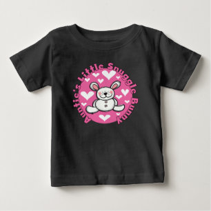 Bebé Camiseta Little Snuggle Bunny Raglan de tía