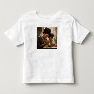 Bebé Camiseta Momentos de Unión de Mamá y Papá con Pano