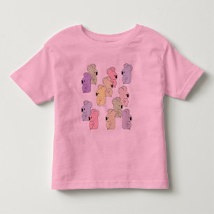 Bebé camiseta multi del campanero de la koala del niño