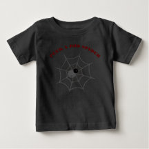 Camiseta negra de Halloween Boo baby