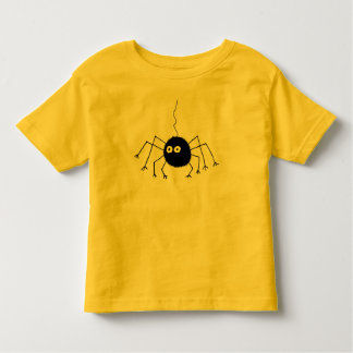 Bebé Camiseta negra de la araña de los ojos grandes