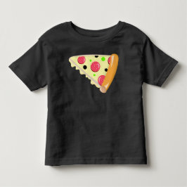 Bebé Camiseta negra para niños pequeños con porción de