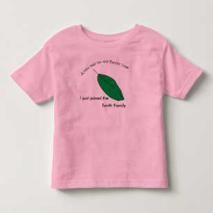 Bebé Camiseta - nueva hoja, acabo de unirme a…