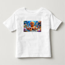 Camiseta Octopus de Ocean Friends para niños
