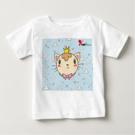 Bebé Camiseta para bebés con diseño de gato bonito - Ad