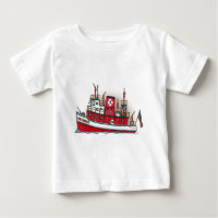 Camiseta para bebés de bomberos
