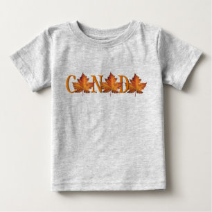 Bebé Camiseta para bebés de Canadá Souvenir Baby Tee Sh