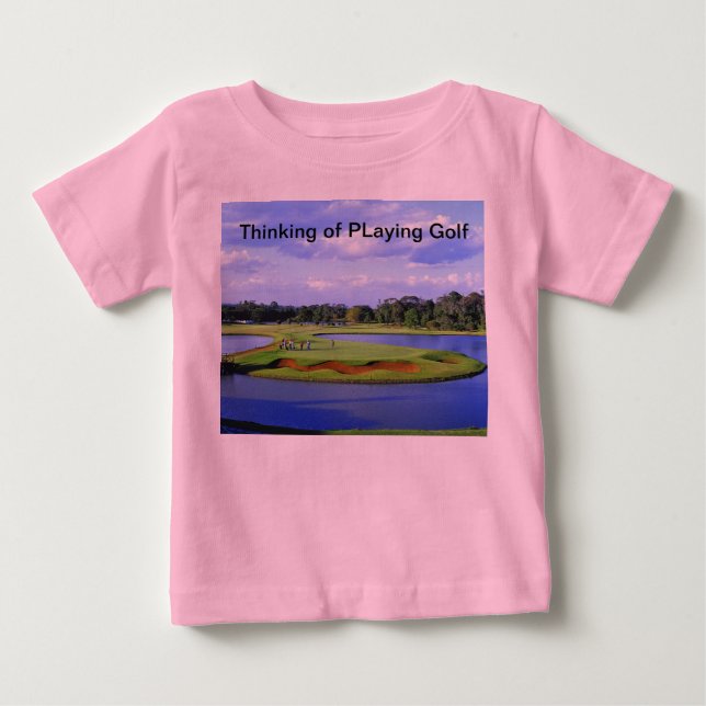 Bebé Camiseta para bebés de golf (Anverso)