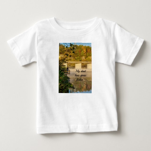 Bebé Camiseta para bebés de la pesca otoñal de Lake Spr (Anverso)