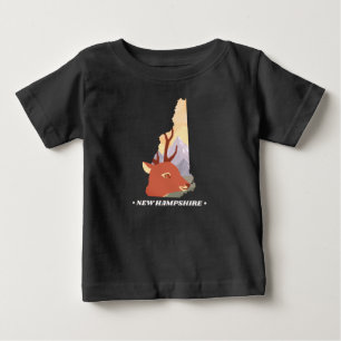 Bebé Camiseta para bebés de New Hampshire
