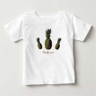 Bebé Camiseta para bebés de piña