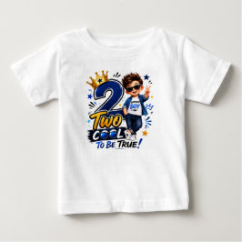 Bebé Camiseta para cumpleaños de 2 años de un niño pequ