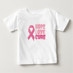 Bebé Camiseta para la conciencia sobre el cáncer de mam