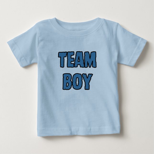 Bebé Camiseta para la fiesta de revelación de género de (Anverso)