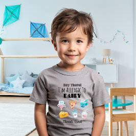 Bebé Camiseta para la toma de conciencia sobre la alerg