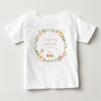Bebé Camiseta para niña de 1er cumpleaños linda