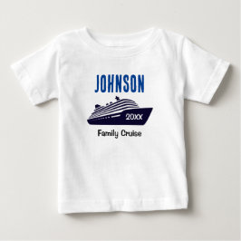 Bebé Camiseta para niña o niño de crucero familiar