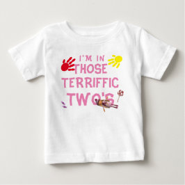 Bebé Camiseta para niña pequeña de Terrific Two