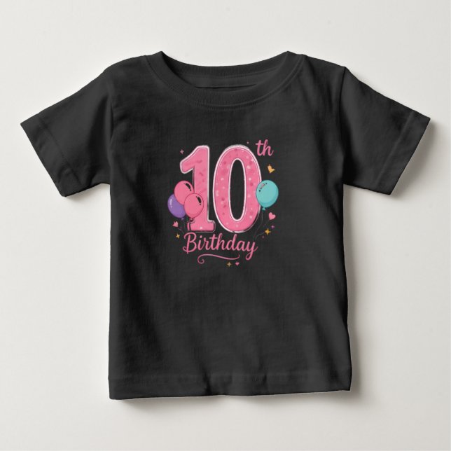 Bebé Camiseta para niño/a de 10 años (Anverso)