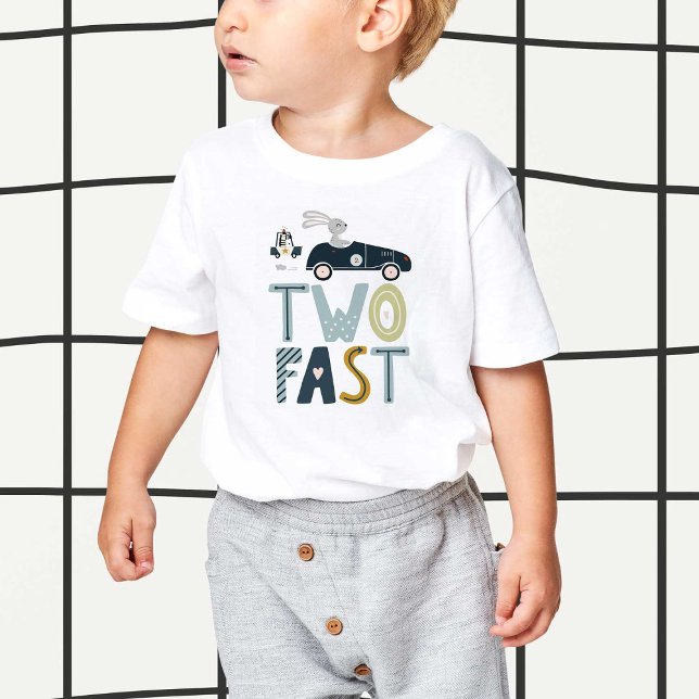 Bebé Camiseta para niño/a de 2 cumpleaños rápidos (Subido por el creador)
