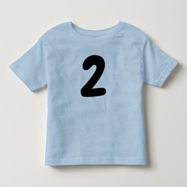 Bebé Camiseta para niño de 2 años cumpleaños (Anverso)