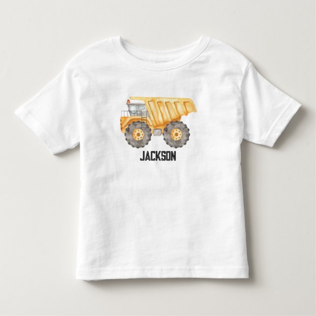 Bebé Camiseta para niño pequeño de construcción (Anverso)