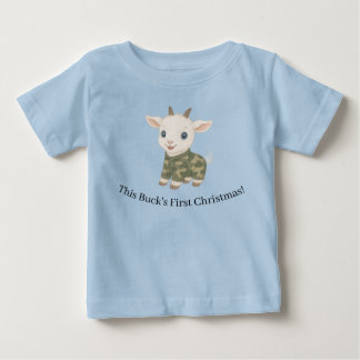 Bebé Camiseta para niño pequeño de 'La primera Navidad 