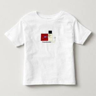 Bebé Camiseta para niño pequeño de Massachusetts