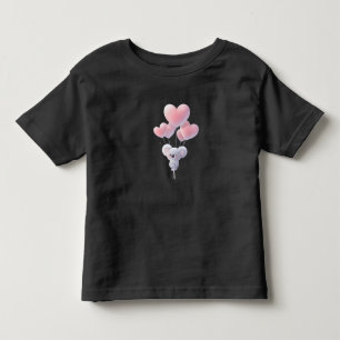 Bebé Camiseta para niños con oso de peluche y globo