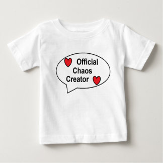 Bebé Camiseta para niños creador de caos oficial - Incl