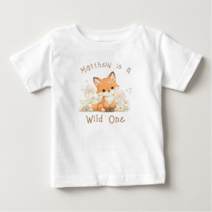 Bebé Camiseta para niños de 1er cumpleaños con nombre p