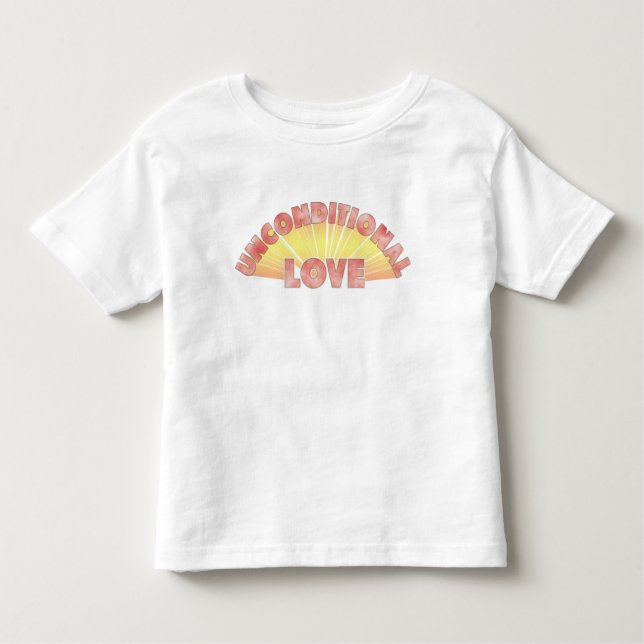 Bebé Camiseta para niños de Amor Incondicional (Anverso)