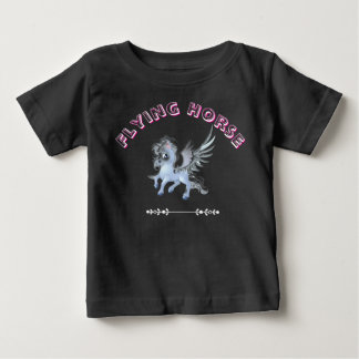 Bebé Camiseta para niños de caballos voladores - Diseño