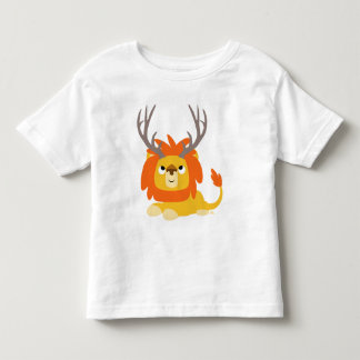Bebé Camiseta para niños de león rojo personalizado