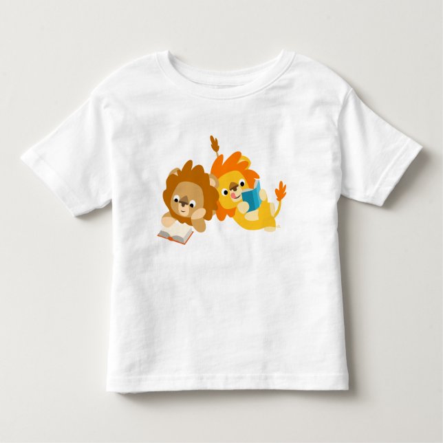 Bebé Camiseta para niños de los lectores de leones Pers (Anverso)