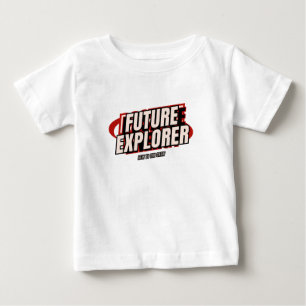 Bebé Camiseta para niños de negrita negra, roja y pekin